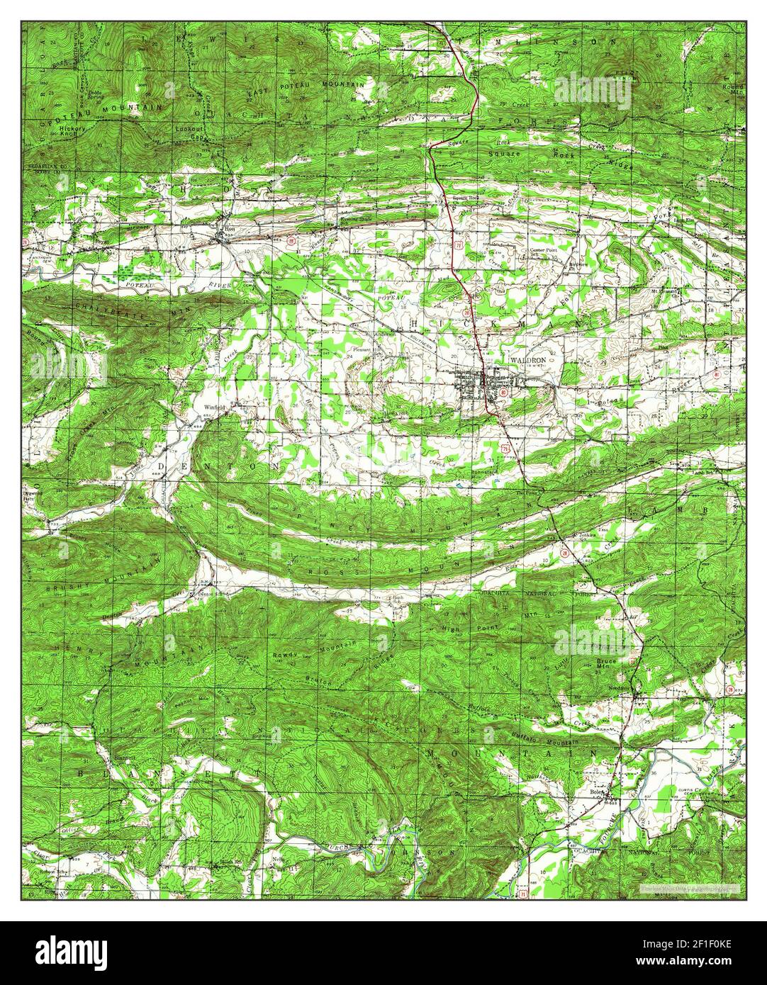 Waldron map hires stock photography and images Alamy