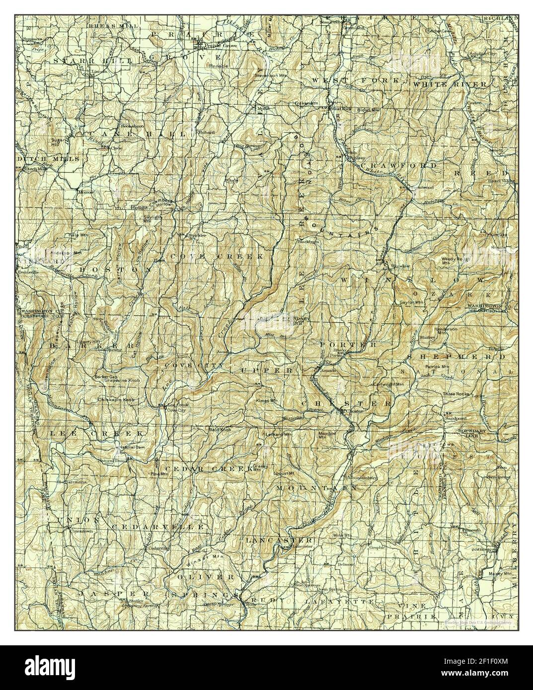 Map of winslow Cut Out Stock Images & Pictures Alamy