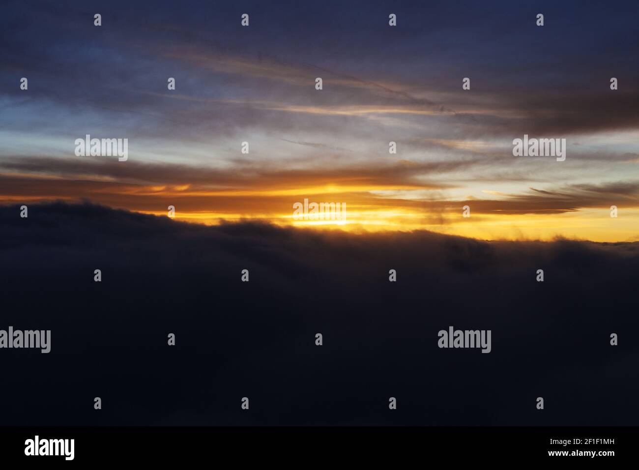 Aerial view dramatic sunrise sky hi-res stock photography and images ...