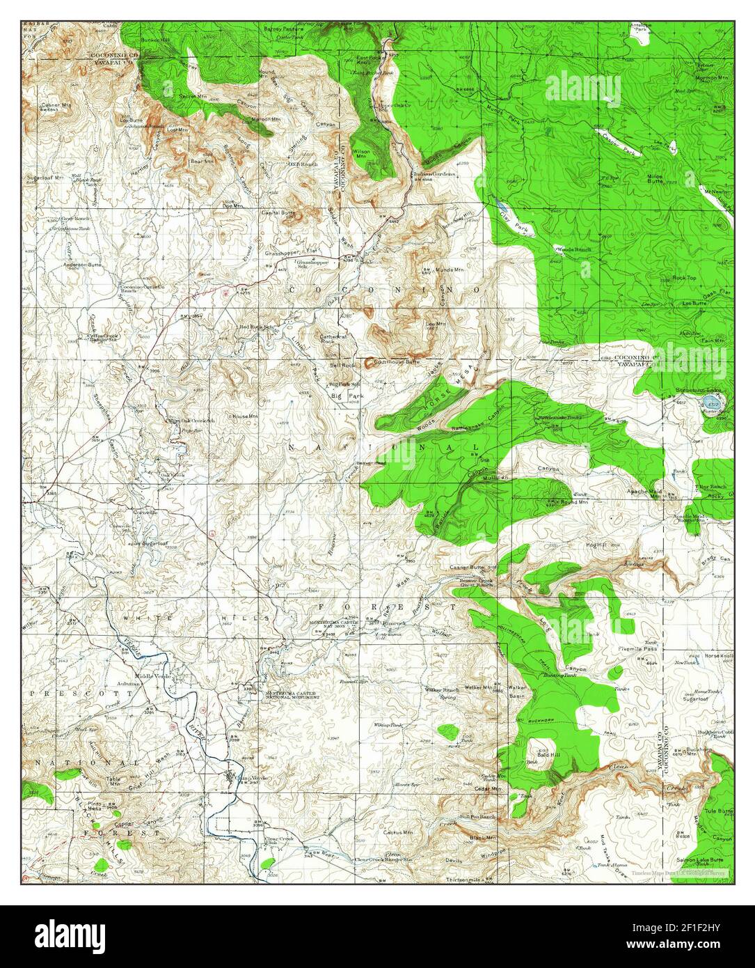Map of camp verde hires stock photography and images Alamy