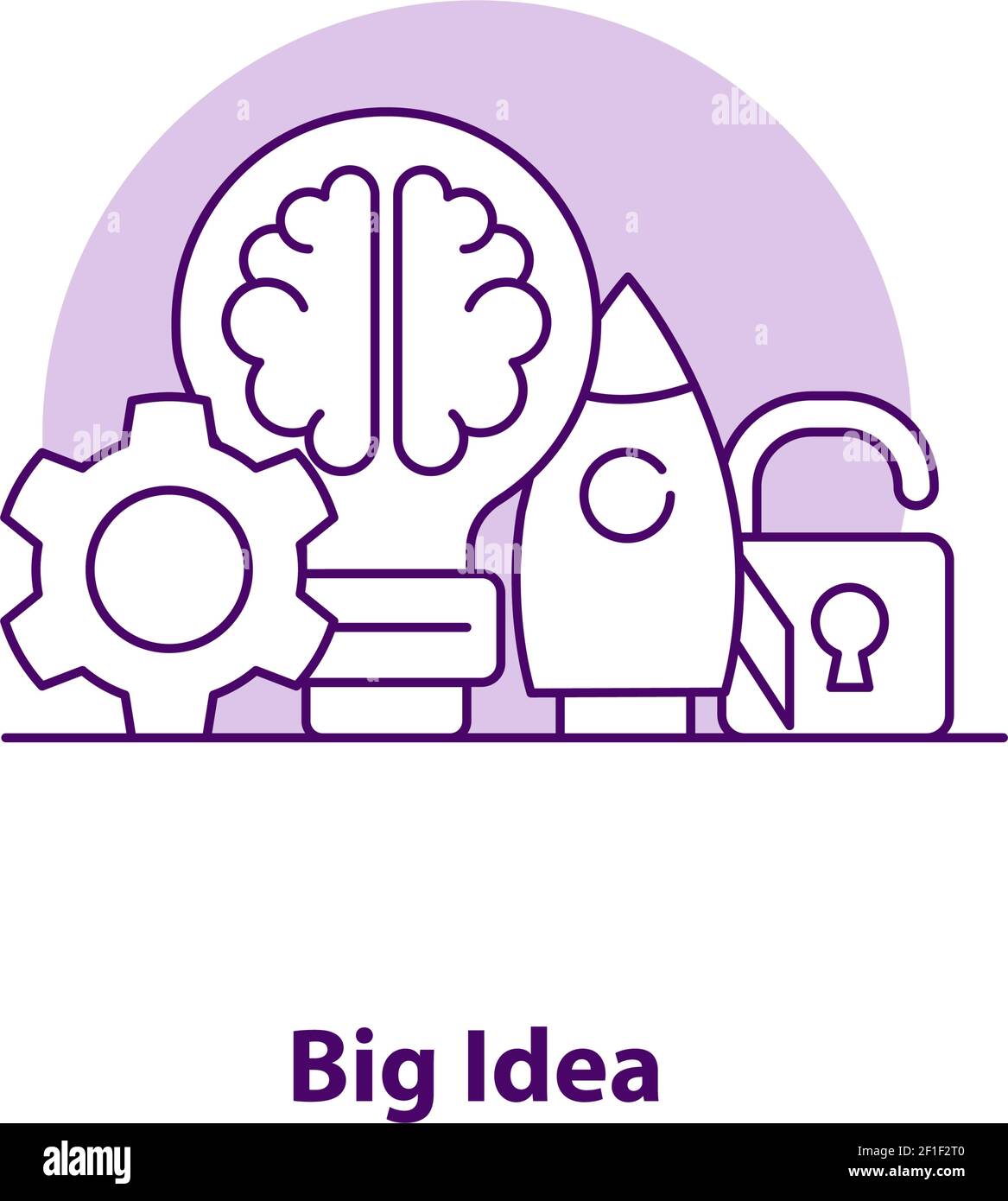 Big idea creative UI concept icon Stock Vector Image & Art - Alamy