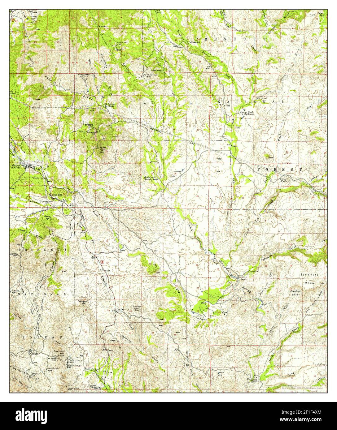Map of mayer Cut Out Stock Images & Pictures Alamy