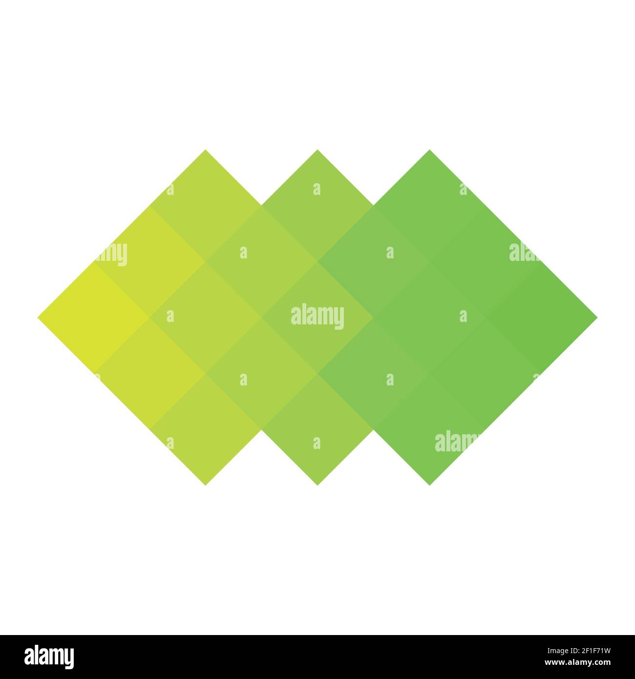 Abstract pixelized mosaic logo Stock Vector