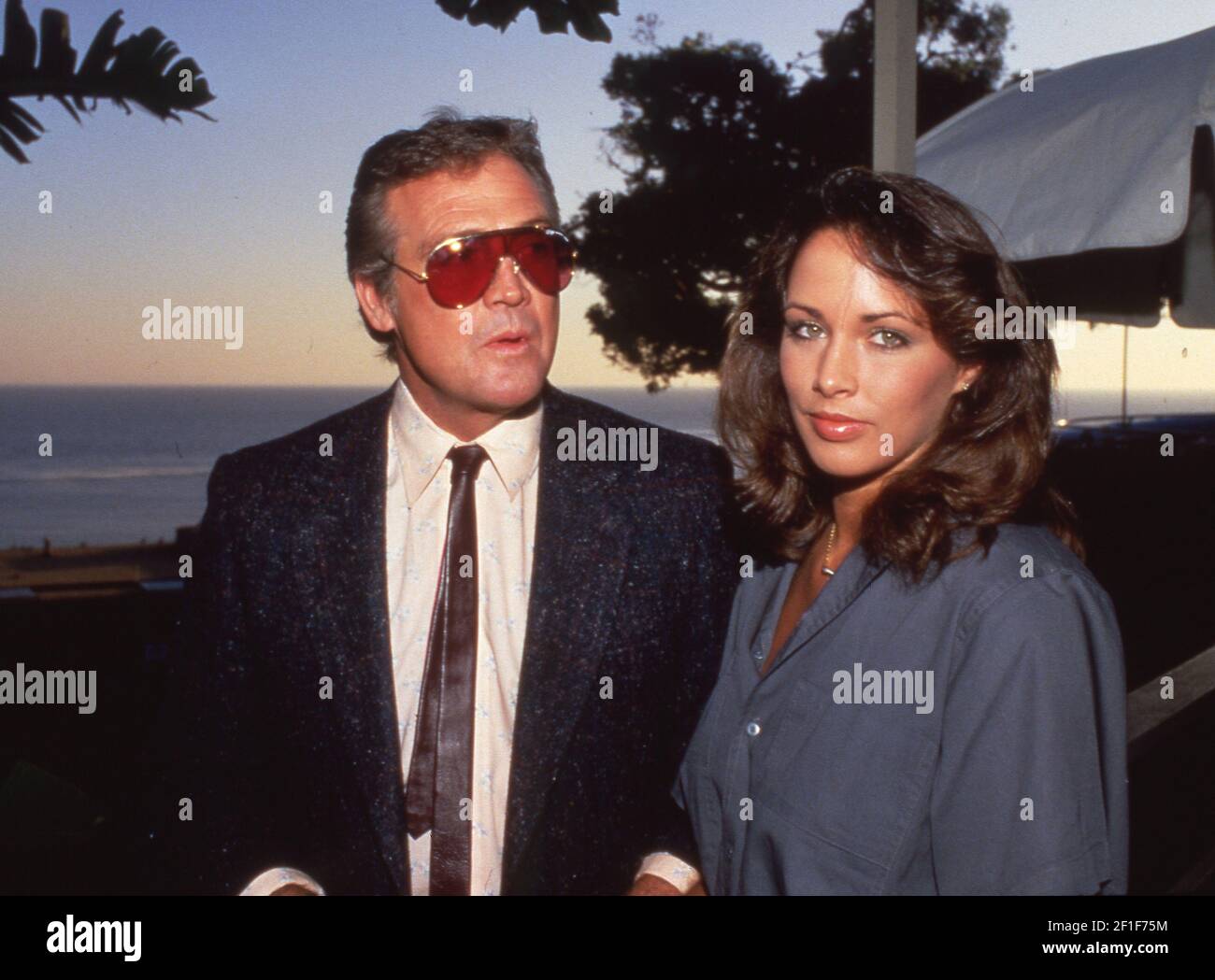 Lee Majors and Karen Velez May 1987 Credit Ralph Dominguez/MediaPunch