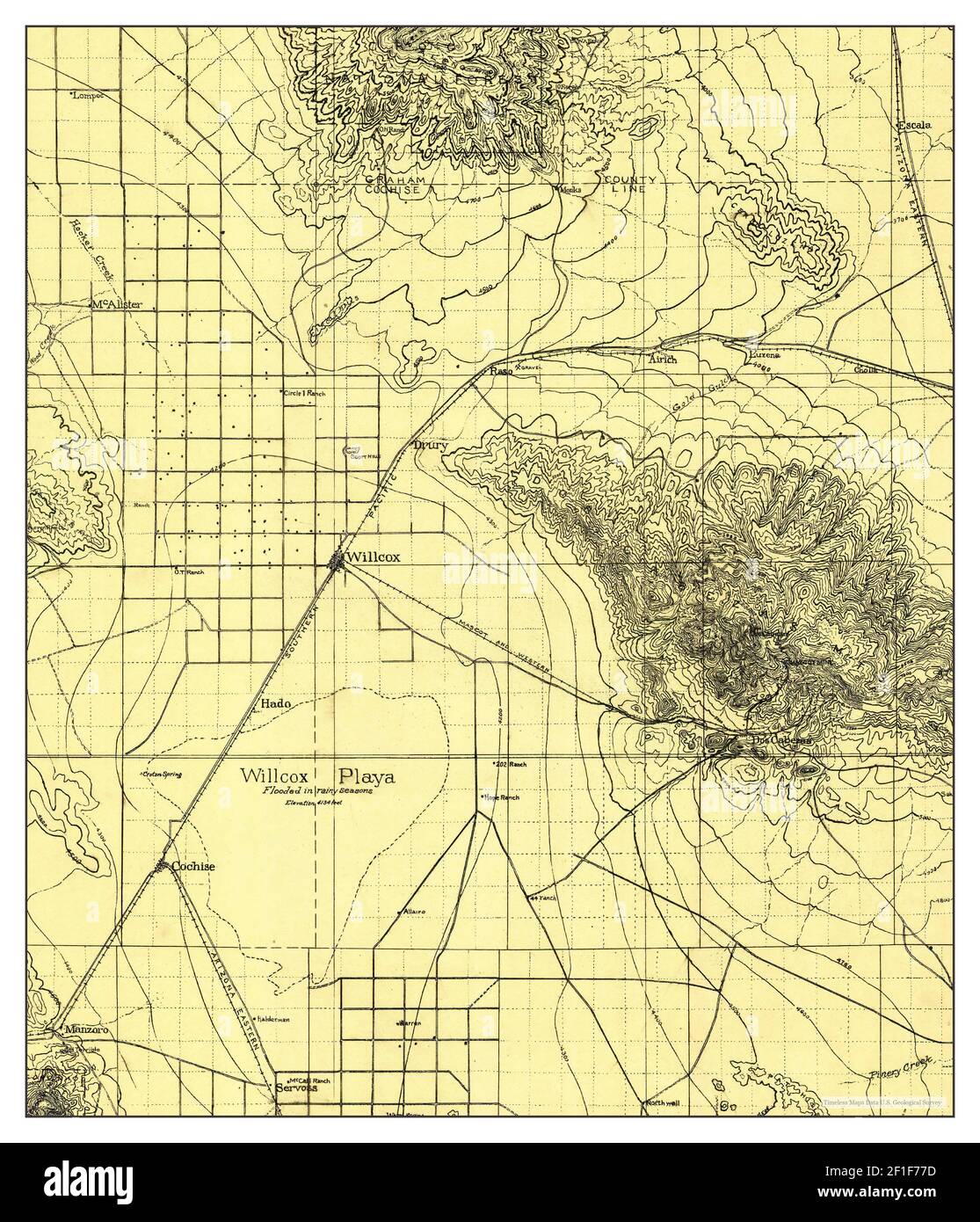 Willcox arizona map Cut Out Stock Images & Pictures Alamy