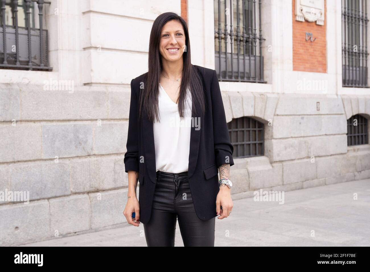 Jennifer Hermoso attends the delivery of the March 8 Awards on the