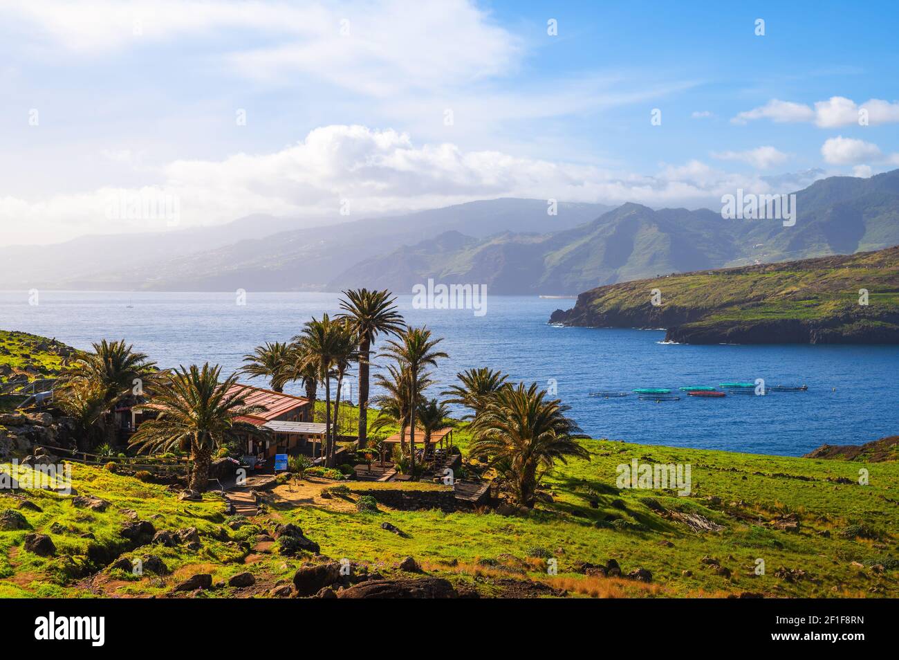 The Center Reception House Sardinha on Madeira island, Portugal Stock Photo