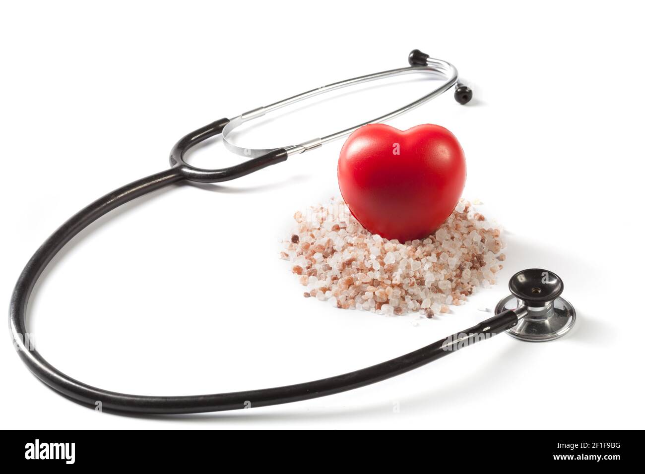 Black Stethoscope With Heart Stock Photo - Alamy