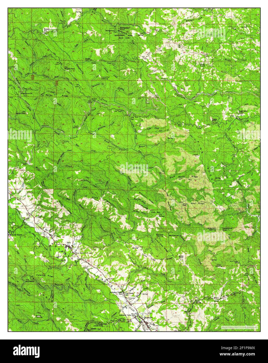 Boonville california map Cut Out Stock Images & Pictures Alamy