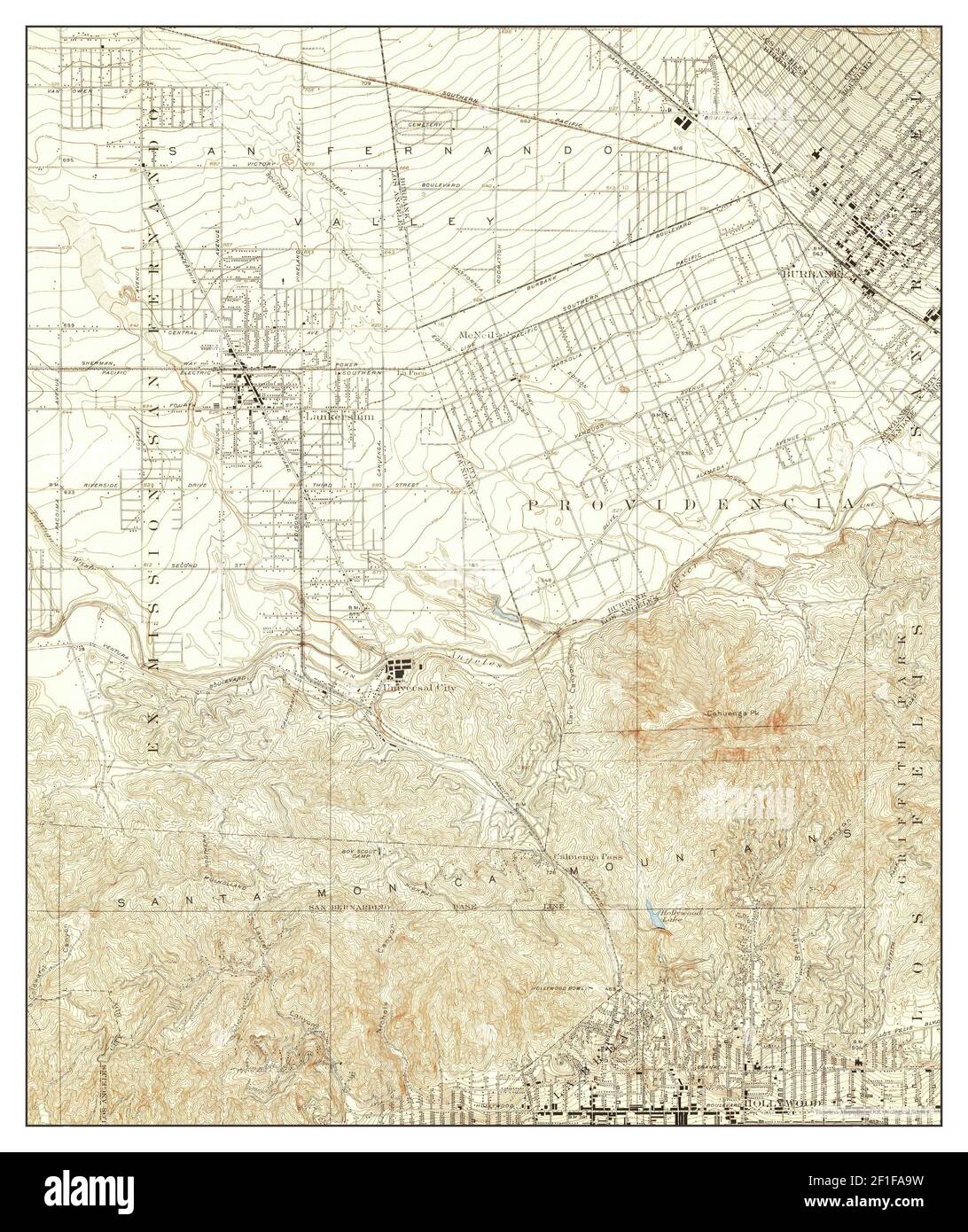 Burbank California map 1926 - Burbank California Map 1926 124000 United States Of America By Timeless Maps Data Us Geological Survey 2F1FA9W