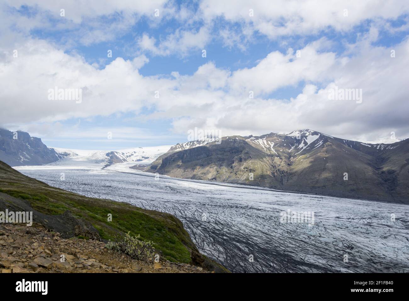 Skaftafellsjokull glacier in Iceland Stock Photo - Alamy