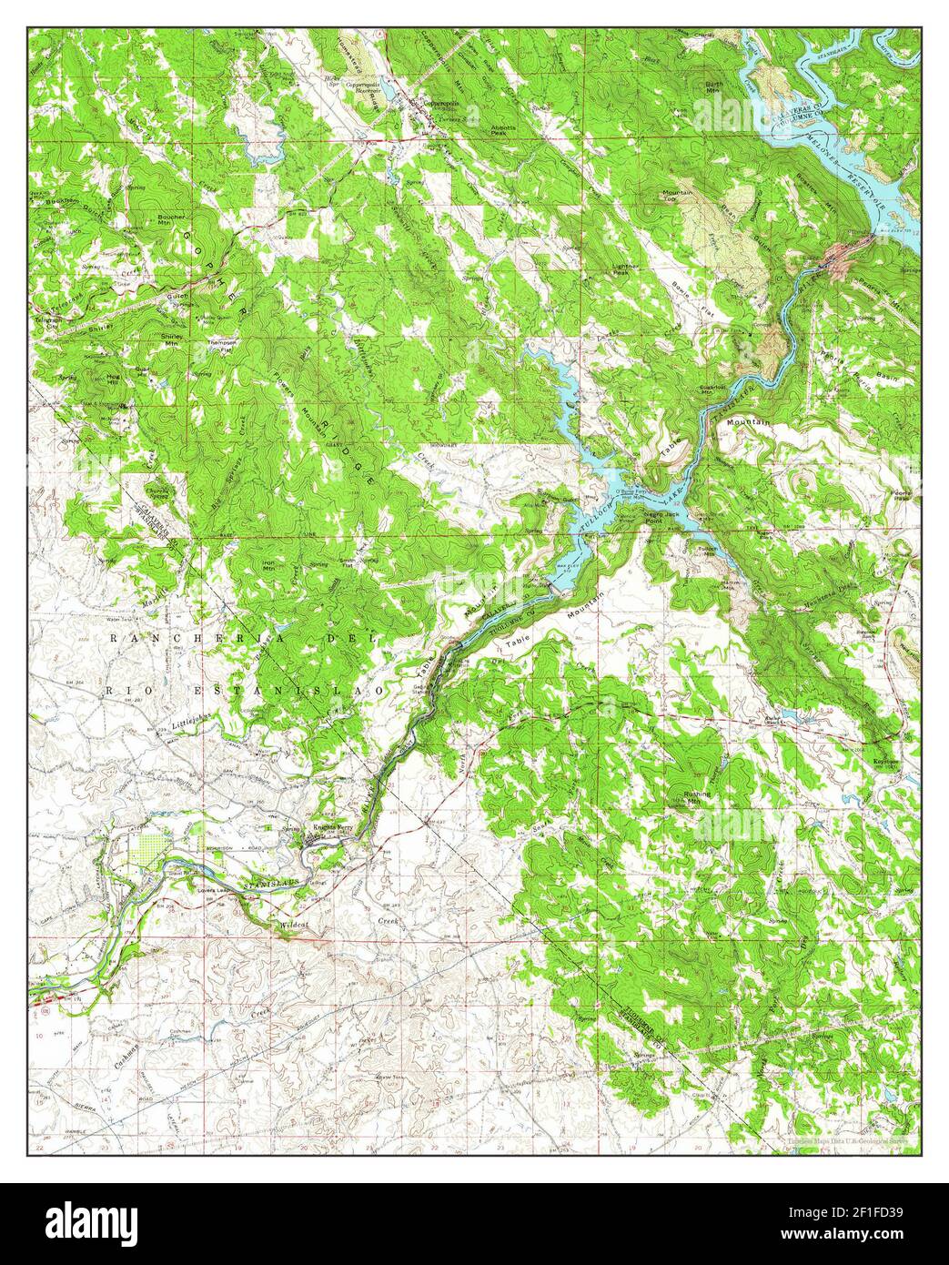 Copperopolis, California, map 1962, 162500, United States of America by Timeless Maps, data U.S