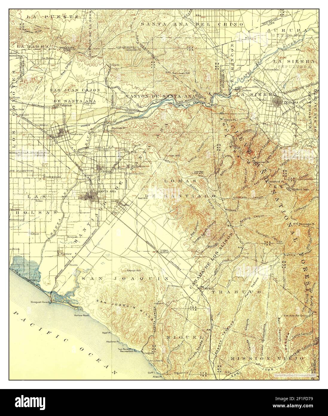Map Of Corona Ca Corona, California, Map 1902, 1:125000, United States Of America By  Timeless Maps, Data U.s. Geological Survey Stock Photo - Alamy