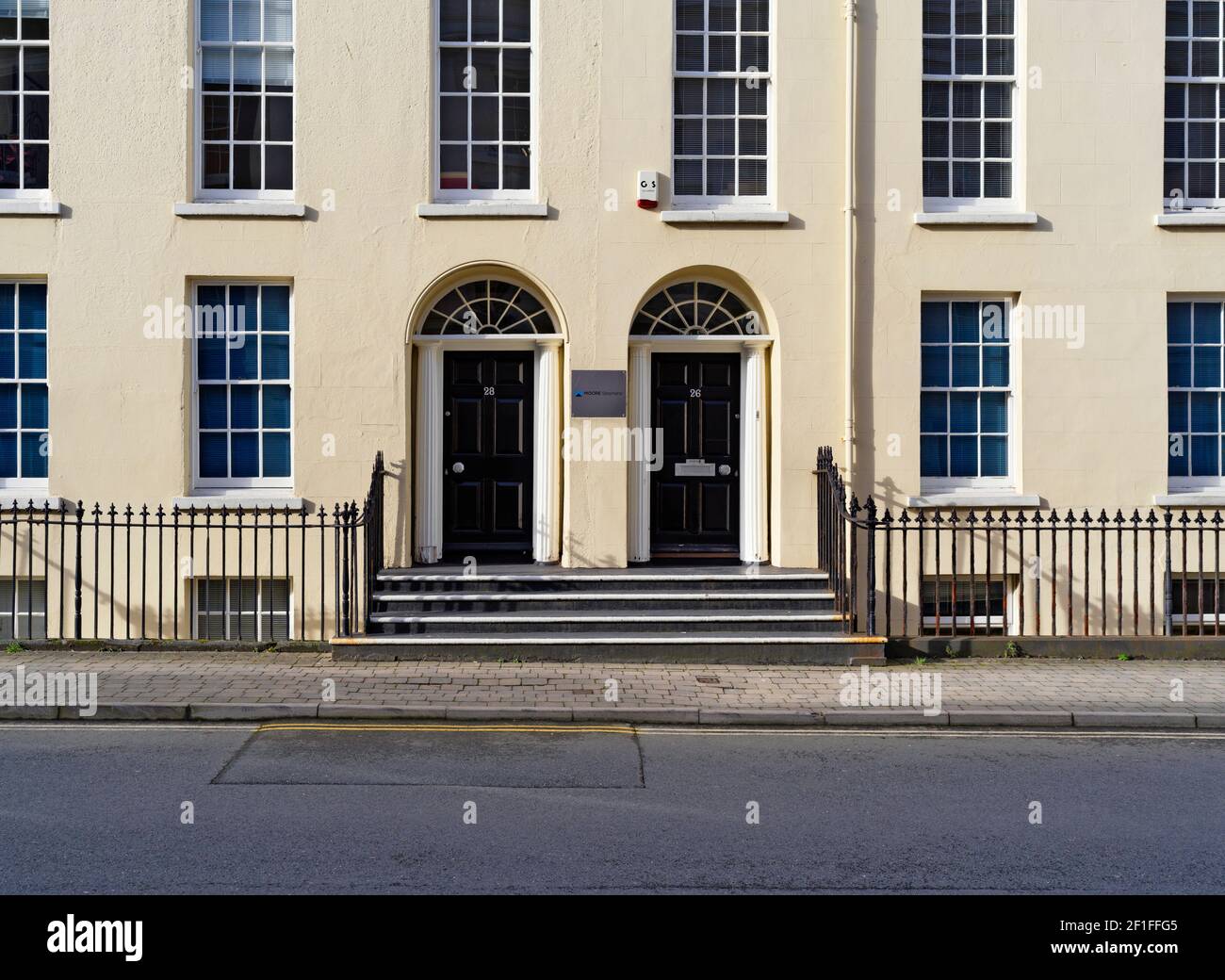 Moore Stephens accountants, Isle of Man office in Athol Street Stock Photo