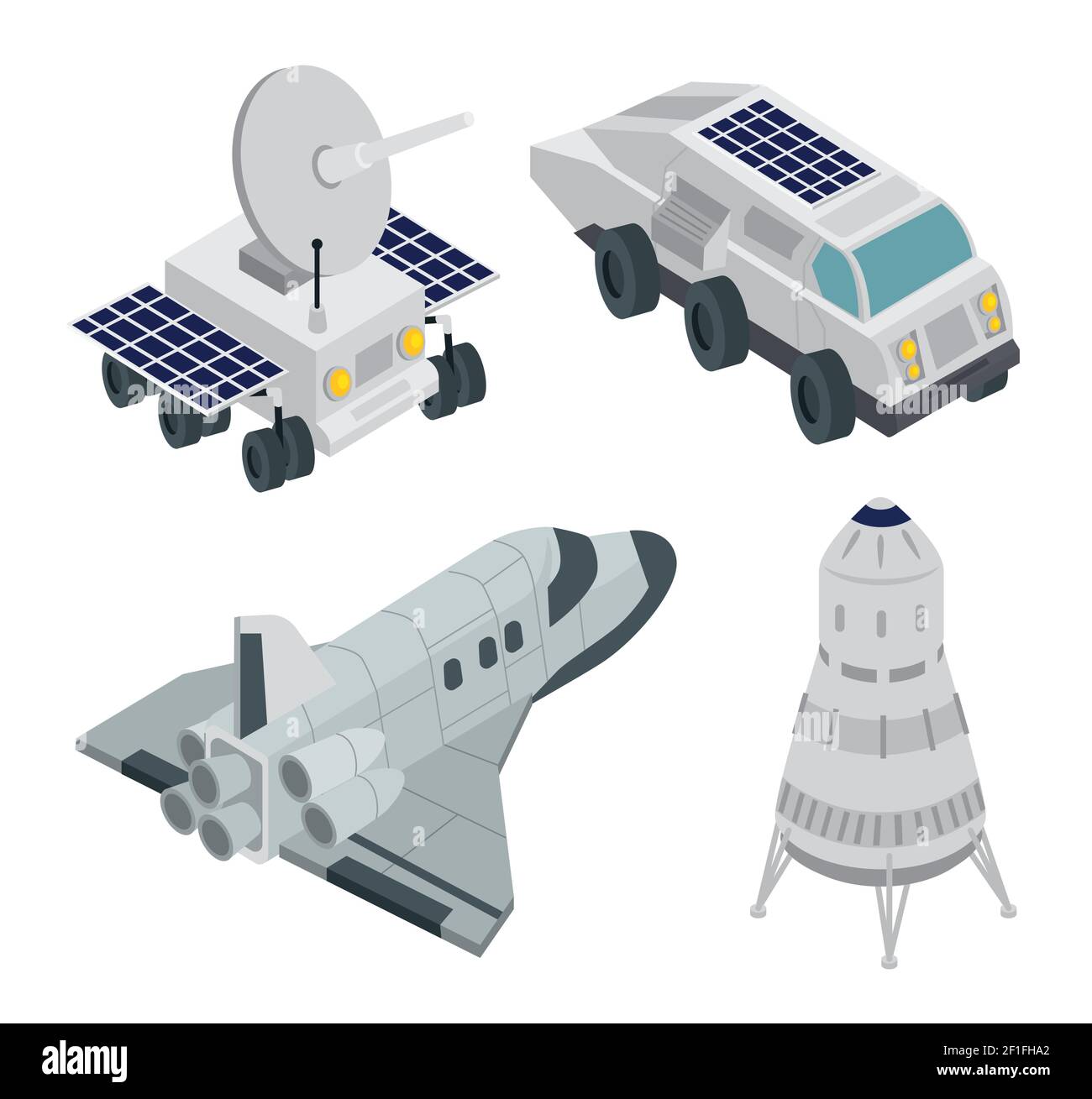 space four icons Stock Vector Image & Art - Alamy