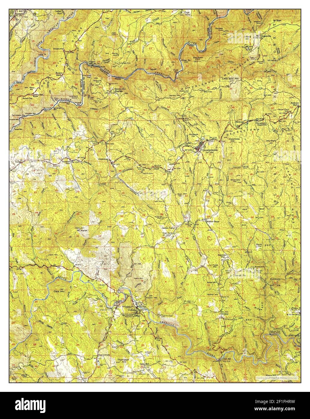 California, map 1949, 162500, United States of America by Timeless Maps, data U.S