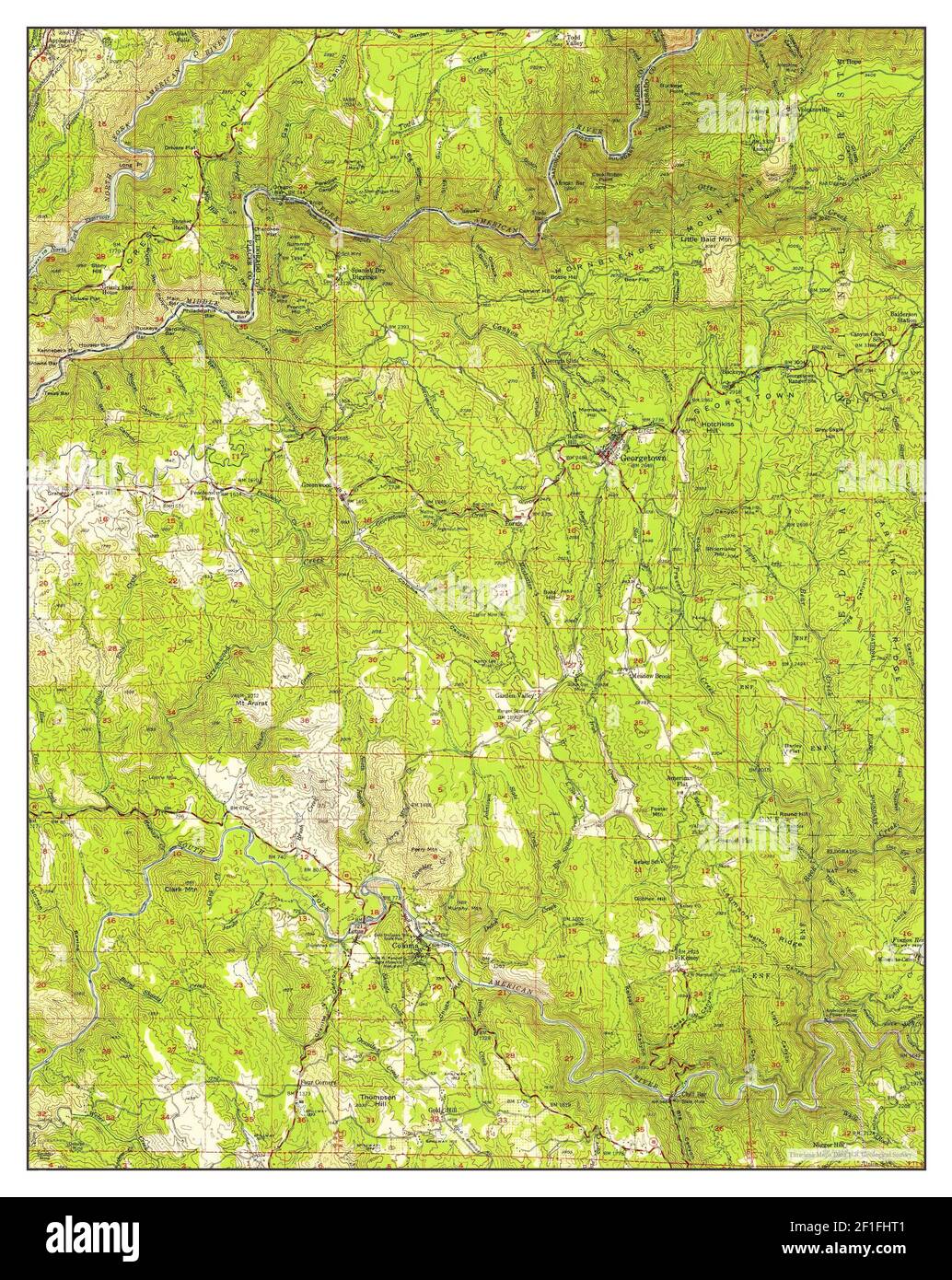 California, map 1949, 162500, United States of America by Timeless Maps, data U.S