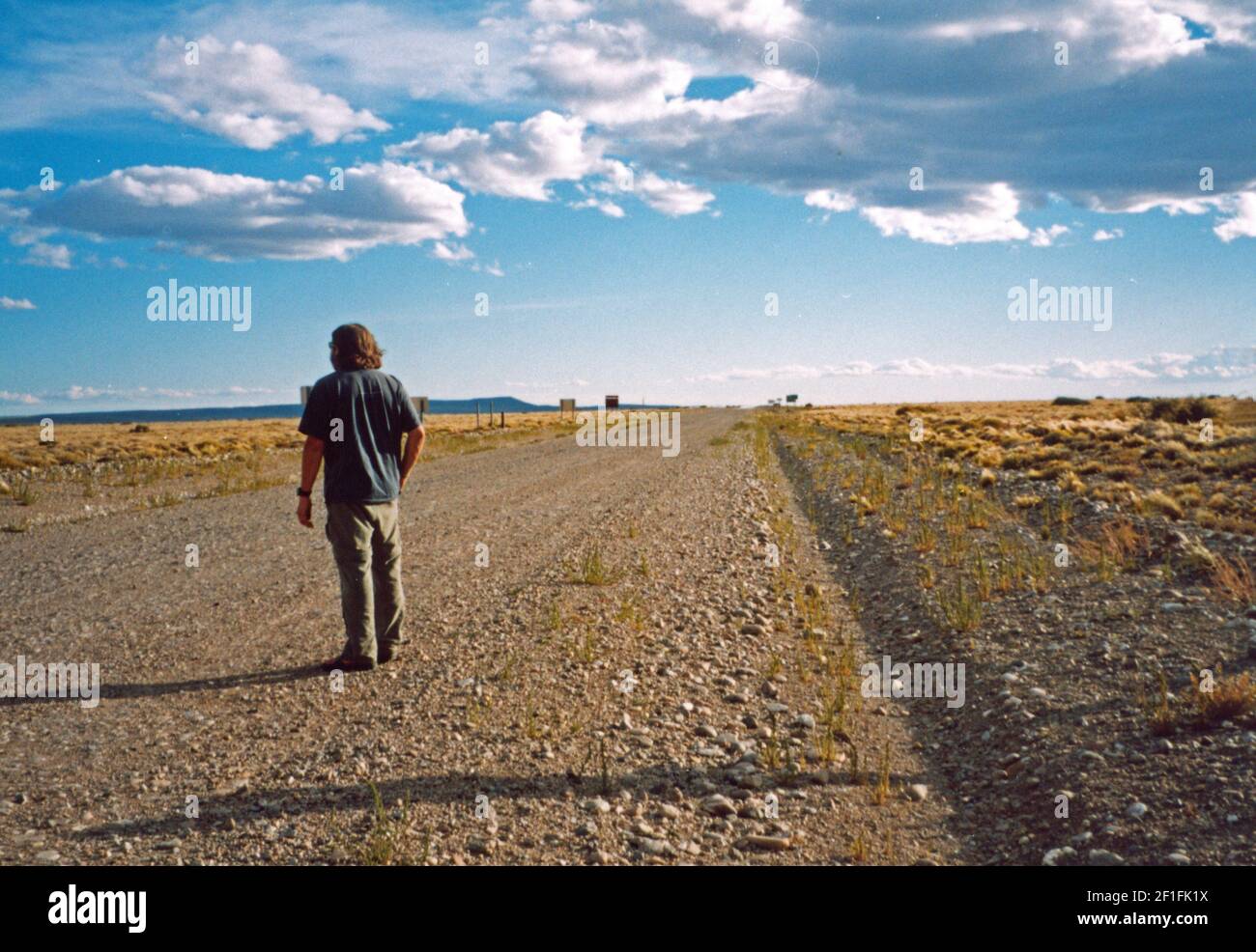 Ruta 40, Patagonia Argentina (scanned from colorslide Stock Photo Alamy