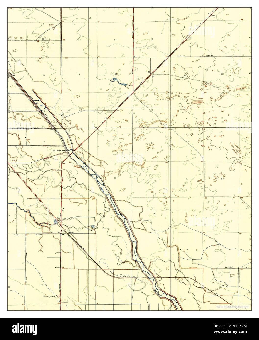 Helm, California, map 1925, 131680, United States of America by