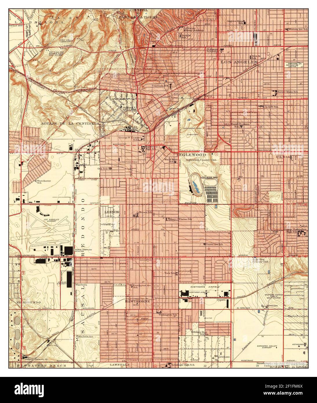 Inglewood California map 1948 - Inglewood California Map 1948 124000 United States Of America By Timeless Maps Data Us Geological Survey 2F1FM6X