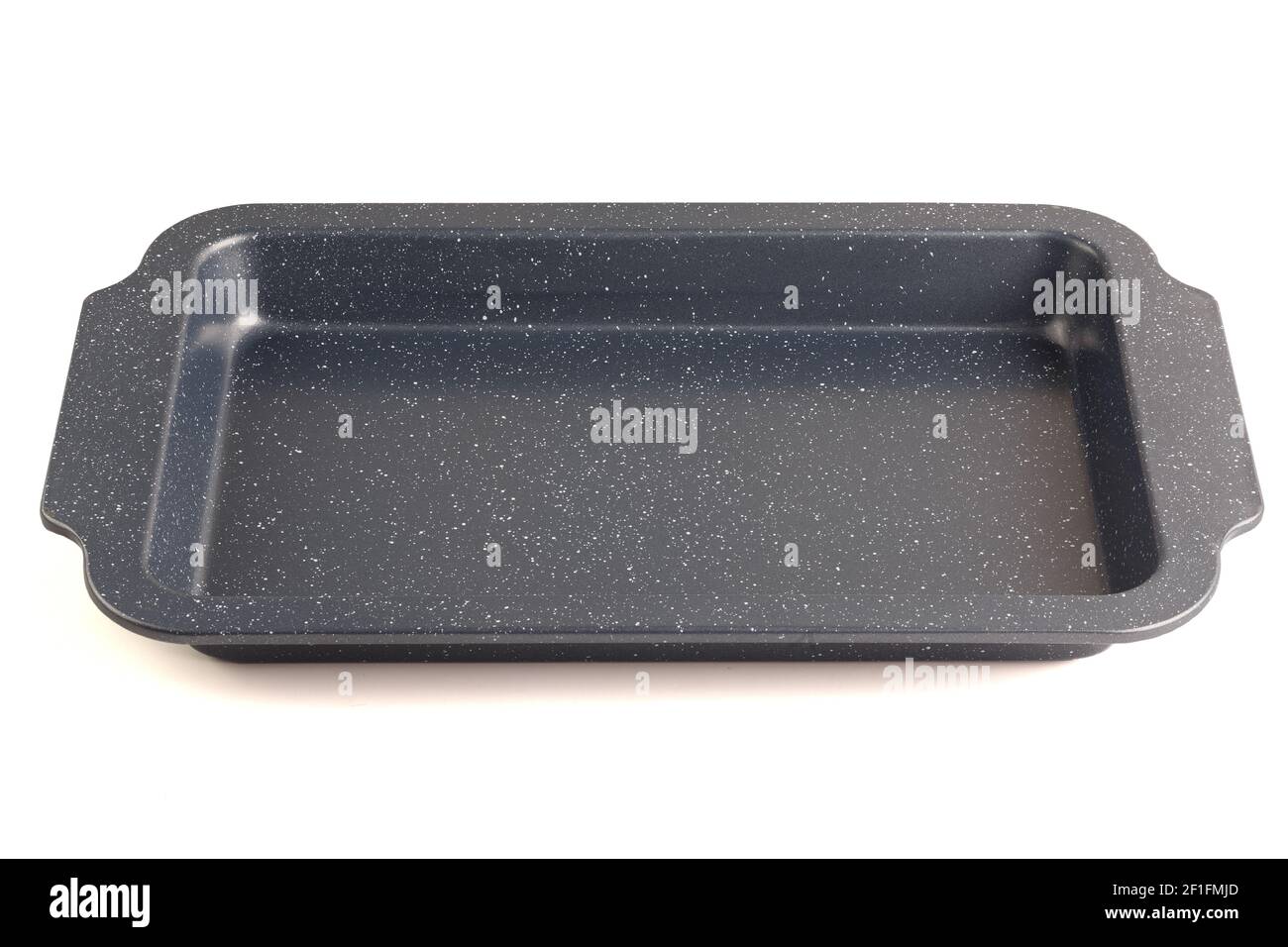 cheap thin oventray isolated on white background, new and empty Stock