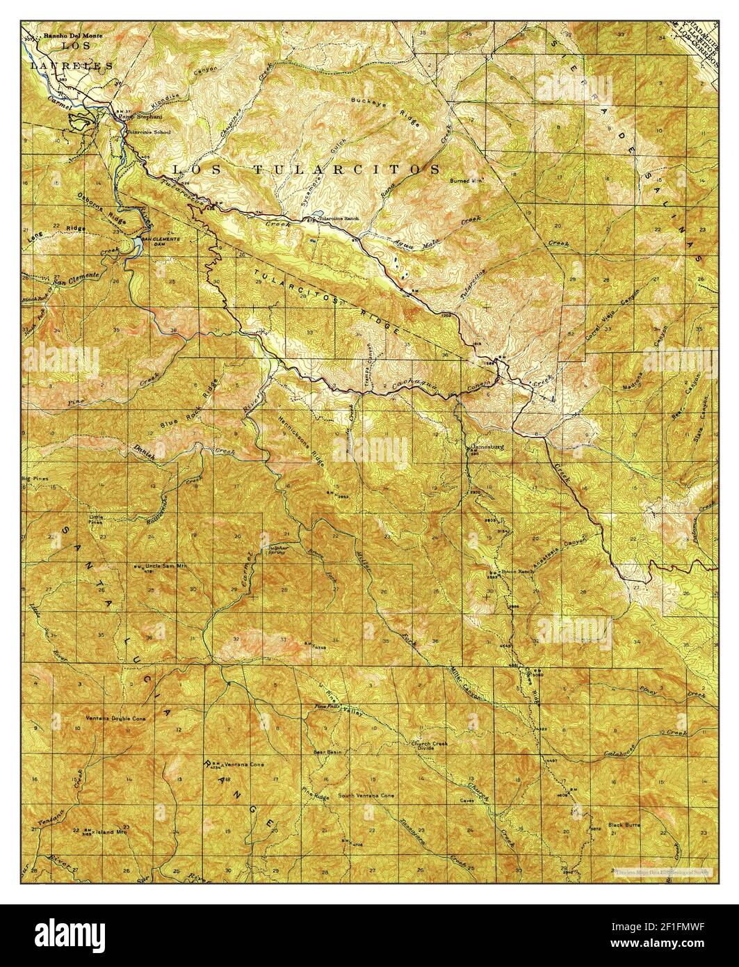 Jamesburg, California, map 1940, 162500, United States of America by