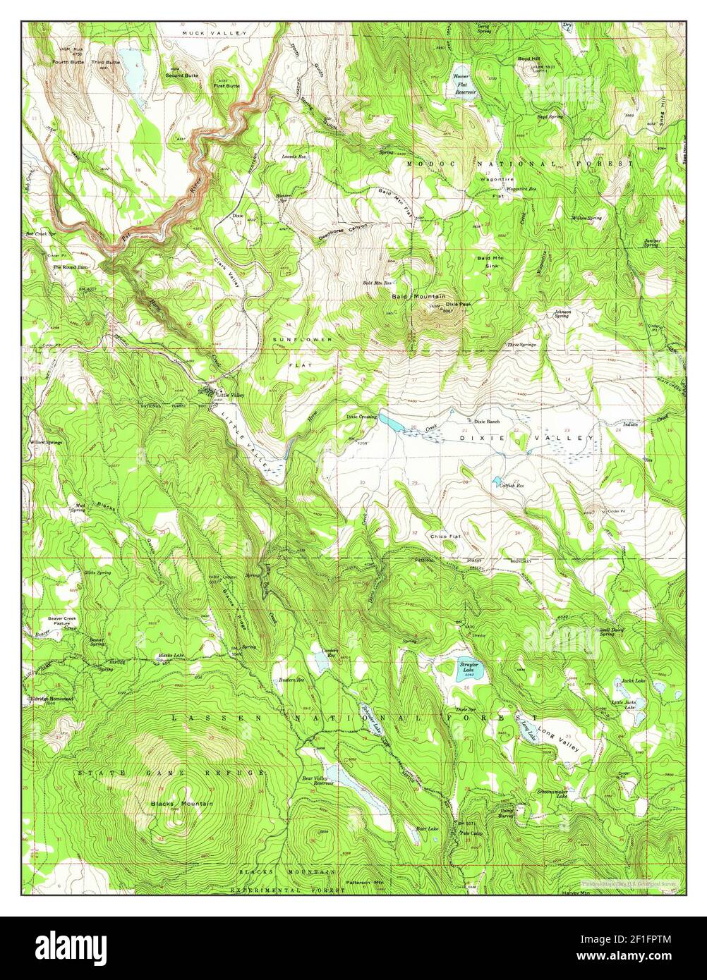 Map of little valley Cut Out Stock Images & Pictures Alamy