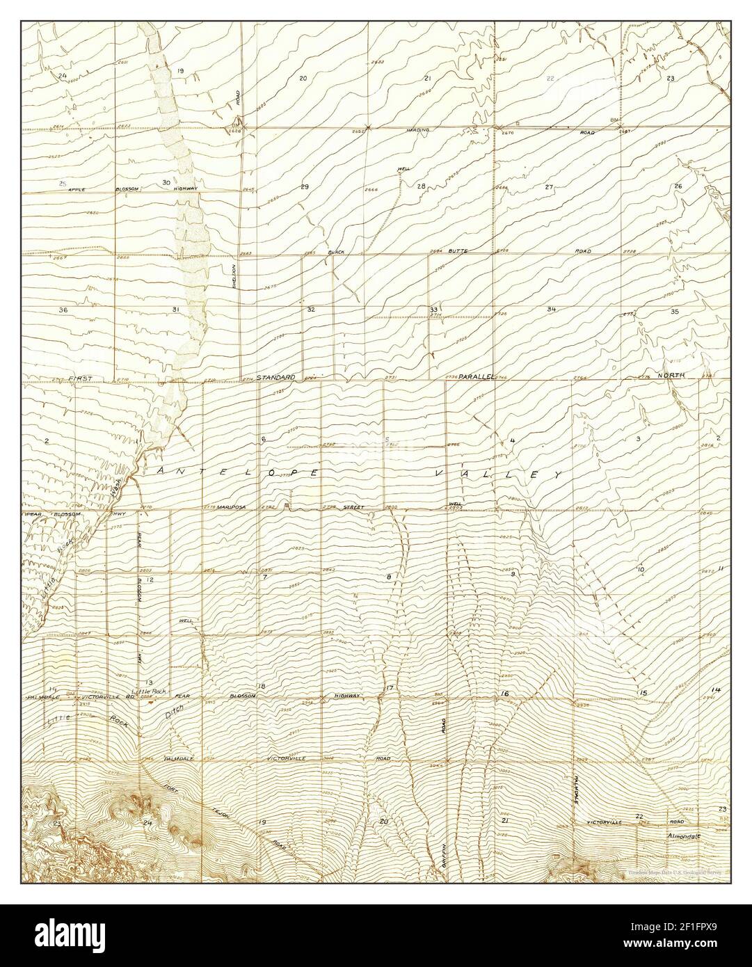 1930 map of california hires stock photography and images Alamy