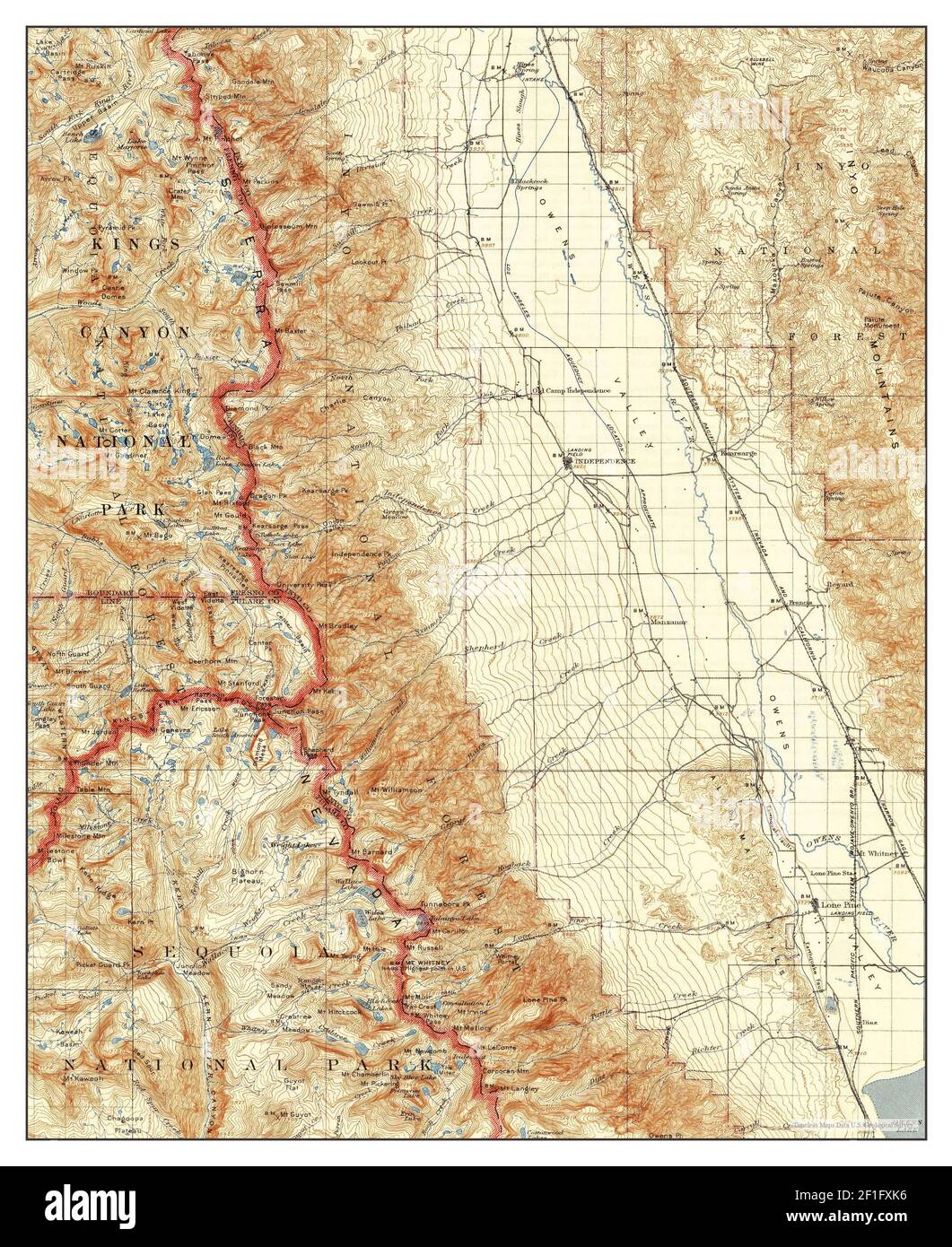 Mt Whitney California Map 1907 1 125000 United States Of America By Mt Whitney California Map 1907 1125000 United States Of America By Timeless Maps Data Us Geological Survey 2F1FXK6 