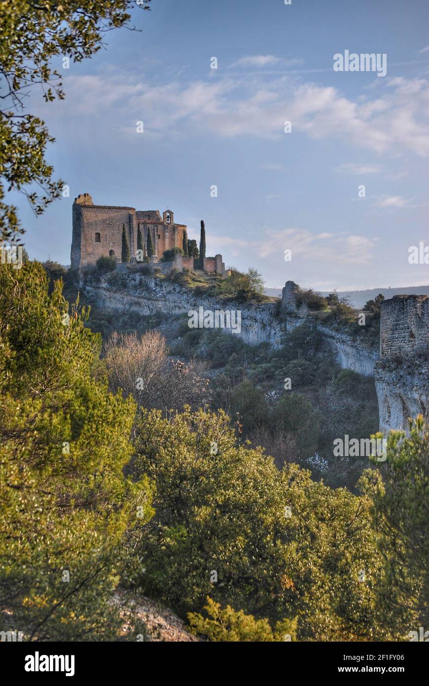 Medieval Chable Medieval chapel at dawn Stock Photo - Alamy