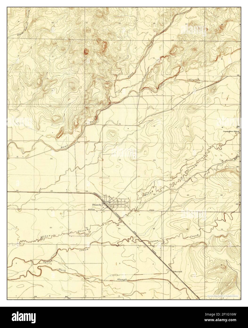 Planada, California, map 1918, 131680, United States of America by