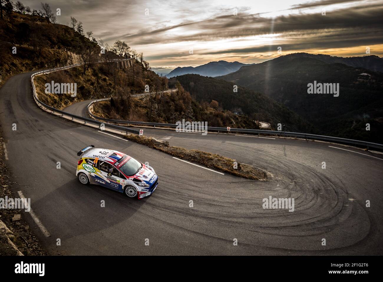 during the 2019 WRC World Rally Car Championship, Monte Carlo rally on January 24 to 27, 2019 at Monaco - Photo Thomas Fenetre / DPPI Stock Photo