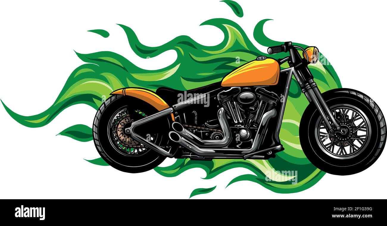 motorcycle flames clipart png