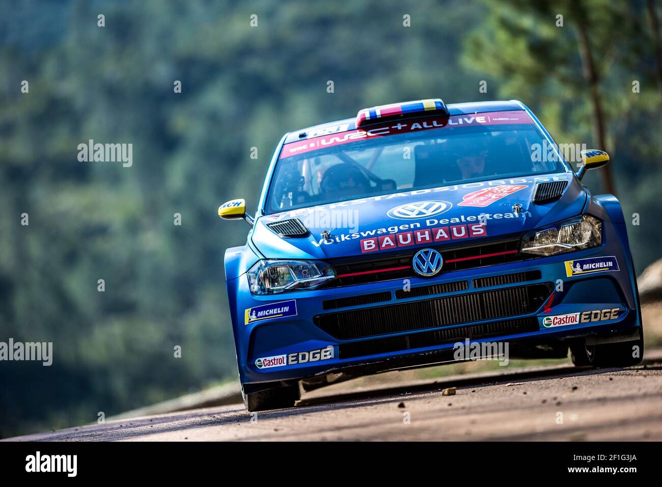23 VEIBY OLE Christian (NOR), ANDERSSON Jonas (SWE), VOLKSWAGEN POLO, VEIBY  OLE Christian, action during the 2019 WRC World Rally Car Championship,  Tour de Corse rally from march 28 to 31 at