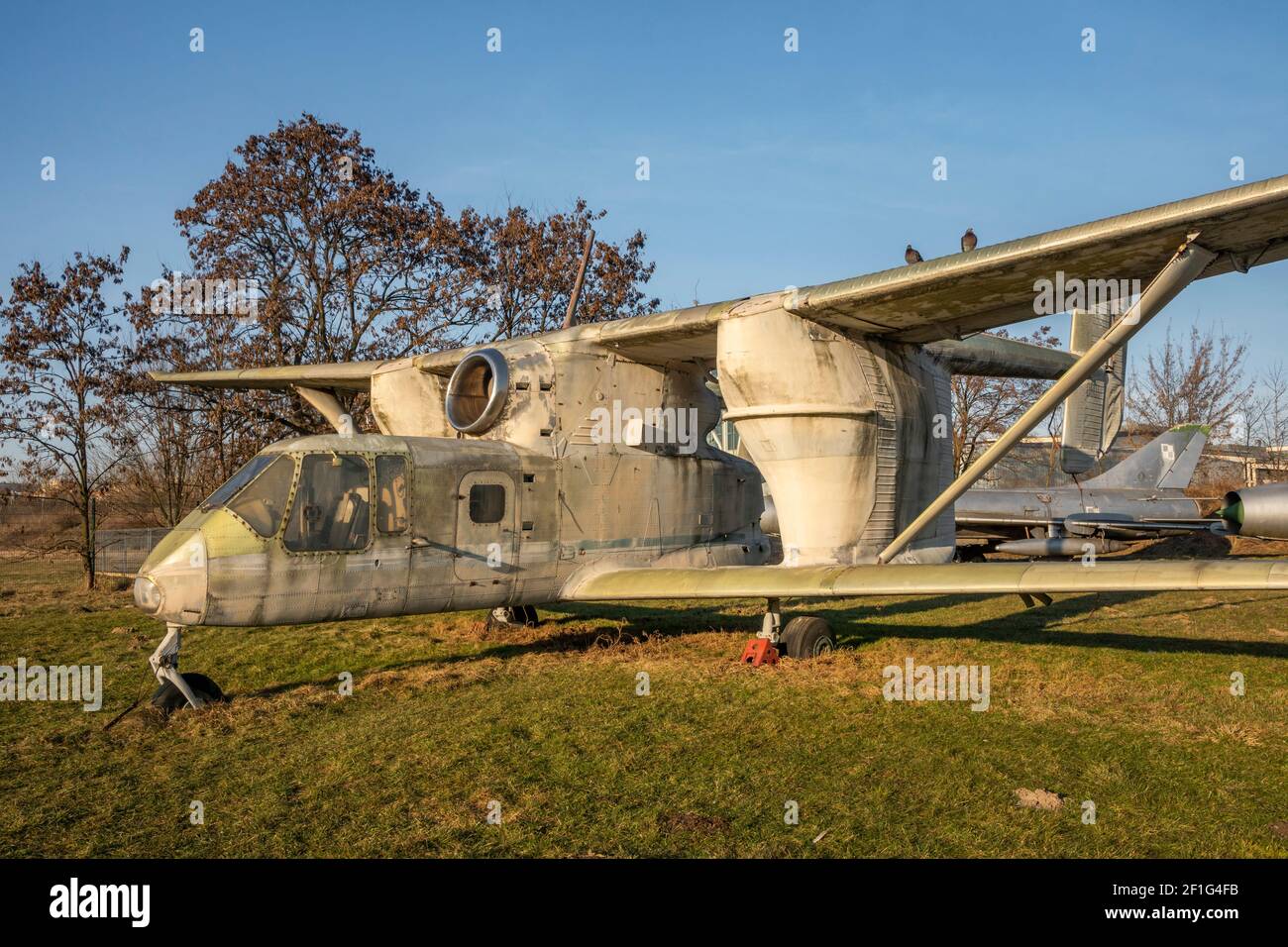 PZL M-15 (Belphegor) - Polish Aviation Museum, Krakow, Poland, Europe Stock Photo