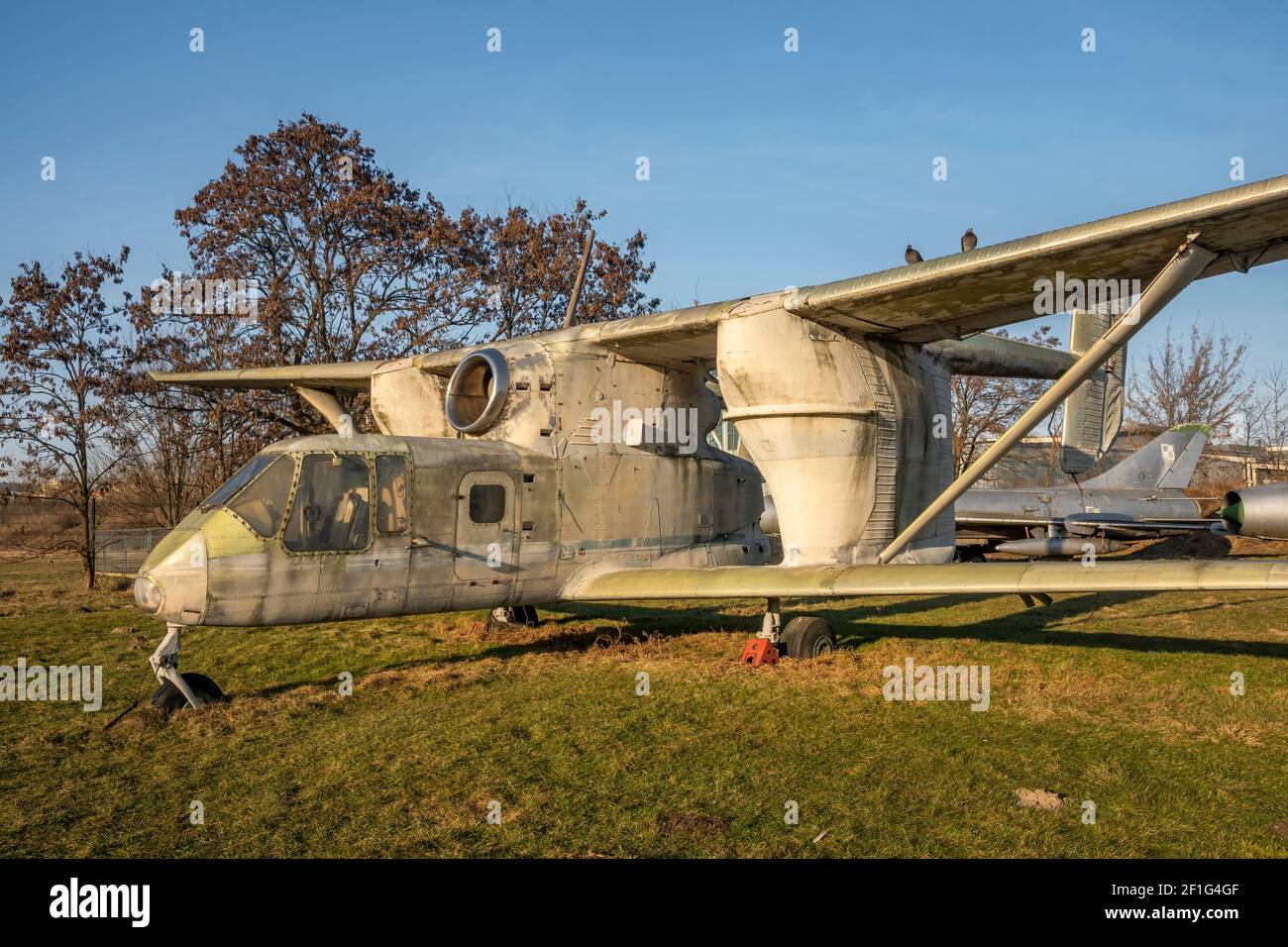 PZL M-15 (Belphegor) - Polish Aviation Museum, Krakow, Poland, Europe Stock Photo