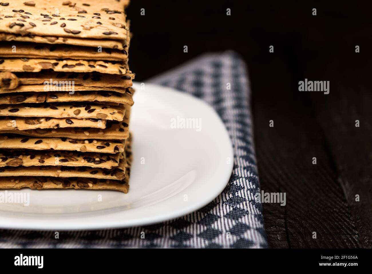 Cookies with sunflower seeds Stock Photo Alamy
