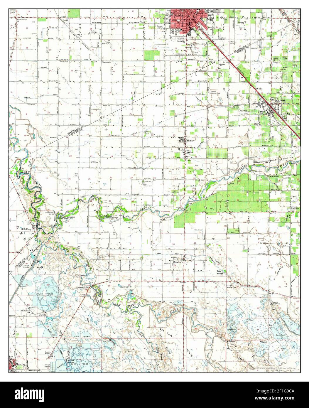 Turlock california map hires stock photography and images Alamy