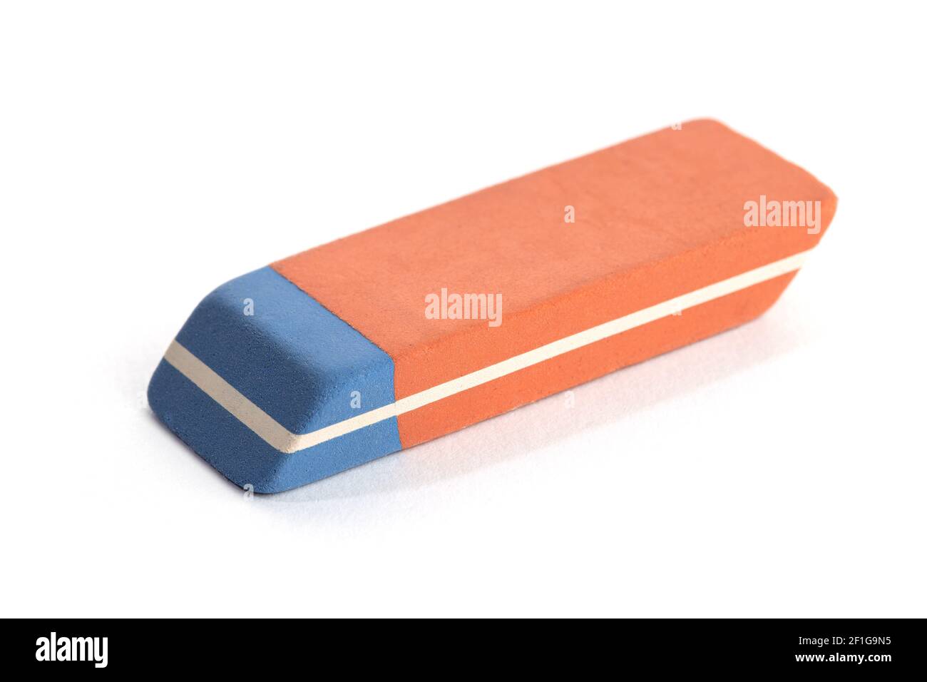 Pen Ink Eraser Isolated on White Background. Erasing concept. Copy