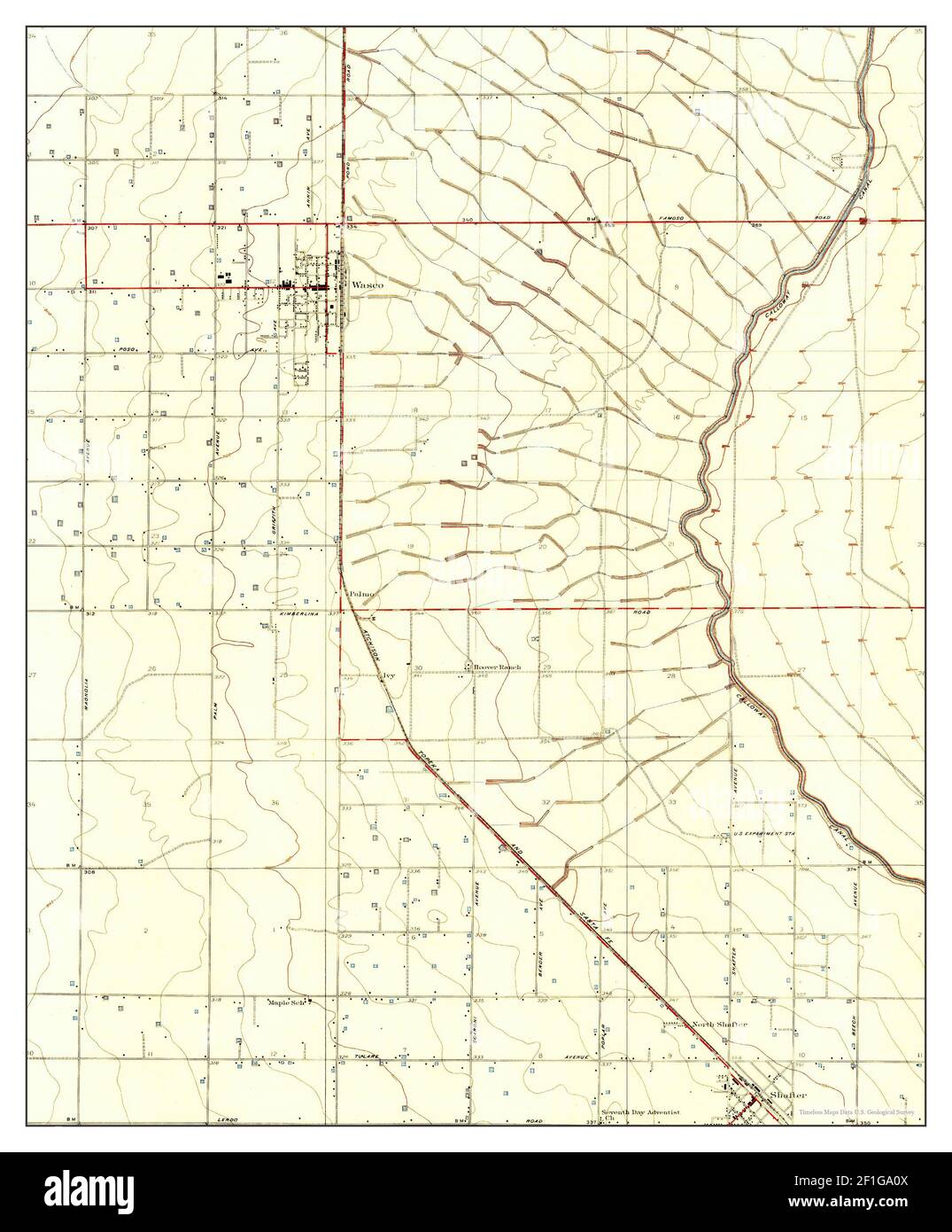 1930 map of california Cut Out Stock Images & Pictures Alamy