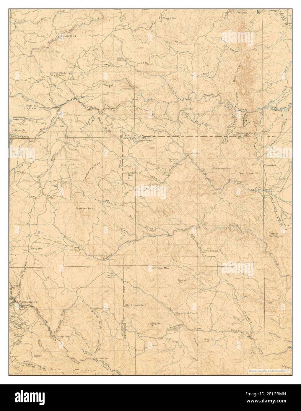 Black Hawk Colorado Map Blackhawk, Colorado, Map 1906, 1:62500, United States Of America By  Timeless Maps, Data U.s. Geological Survey Stock Photo - Alamy