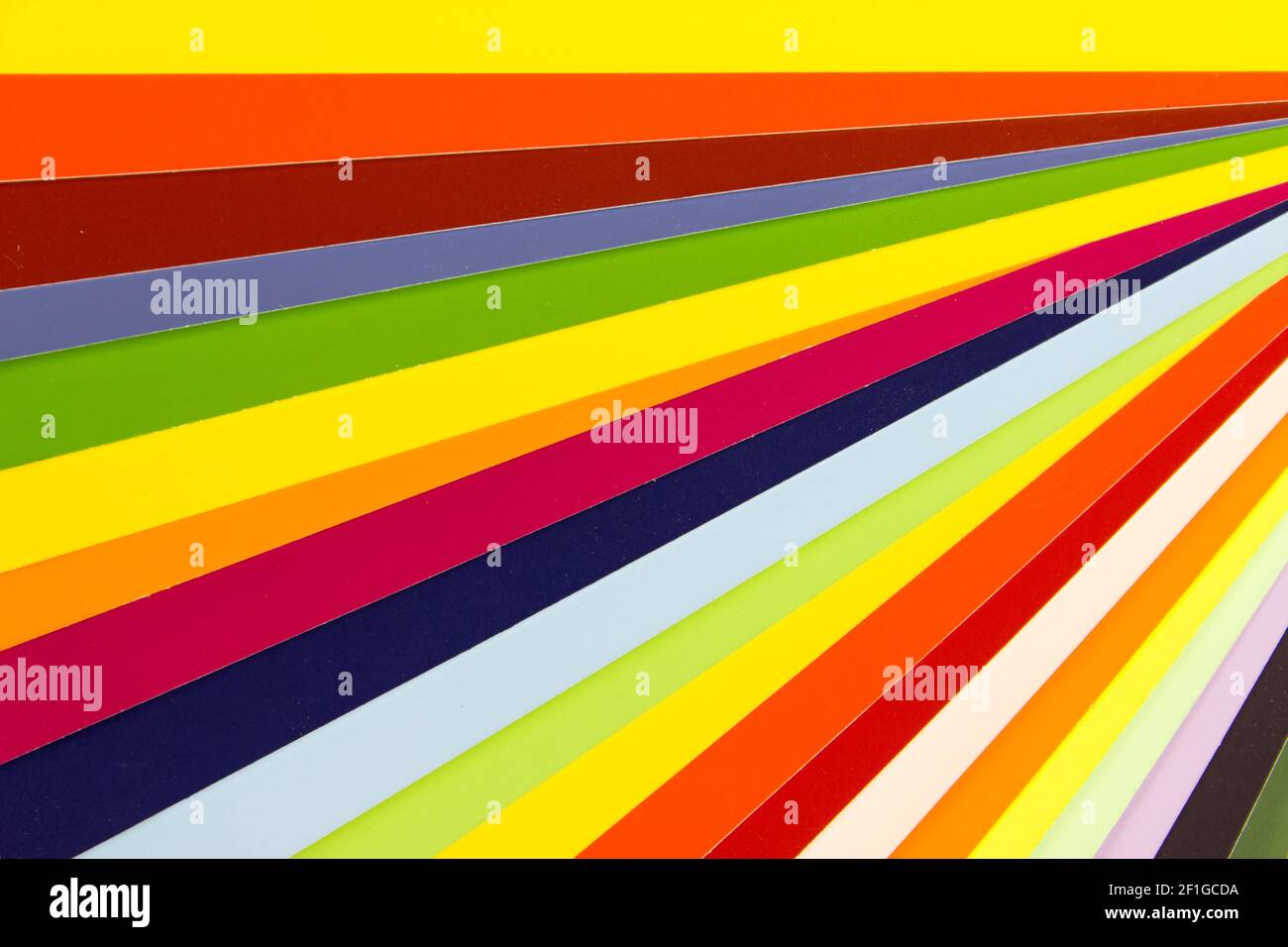 Color palette, guide of paint samples catalog Stock Photo Alamy