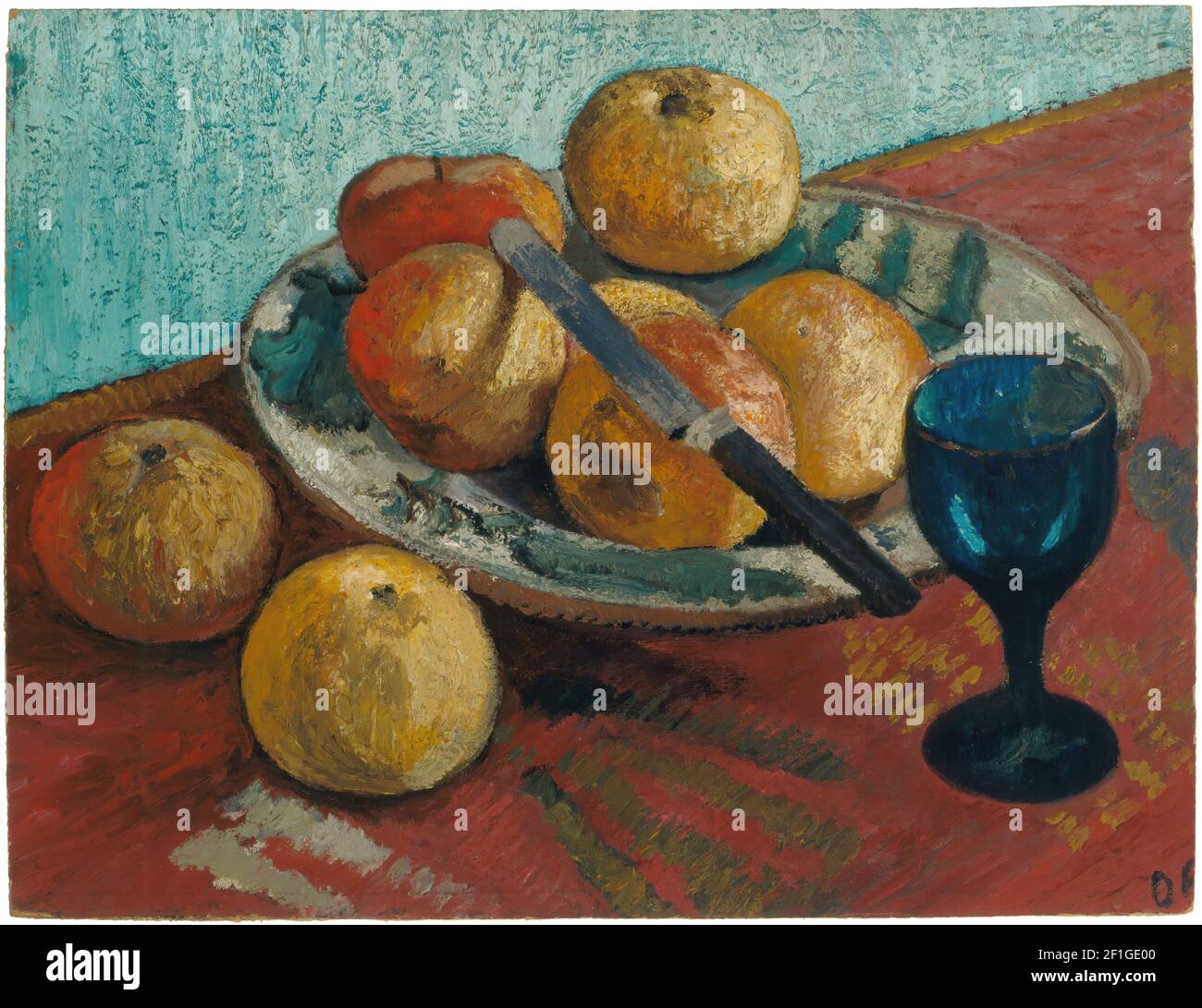 Paula Moderson-Becker - Stillleben mit Äpfeln und grünem Glas (1906 Stock  Photo - Alamy