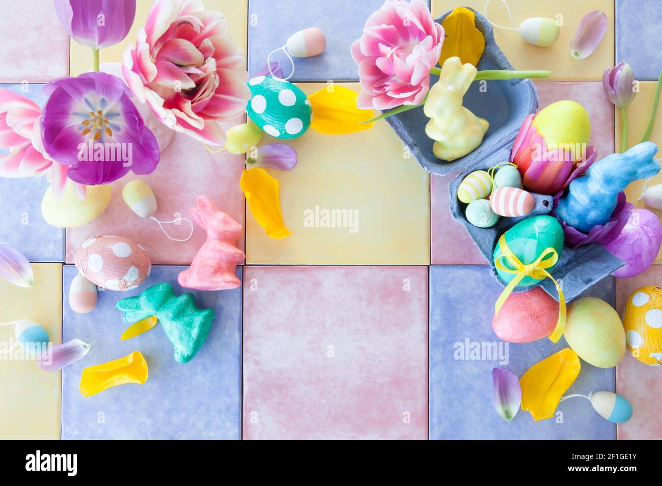 Colorful decoration for Easter Stock Photo - Alamy