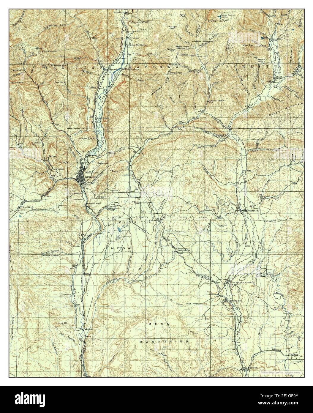 Ignacio Colorado Map 1924 1 125000 United States Of America By   Ignacio Colorado Map 1924 1125000 United States Of America By Timeless Maps Data Us Geological Survey 2F1GE9Y 