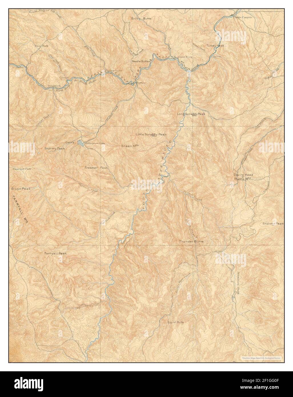 Map of platte hi-res stock photography and images - Alamy