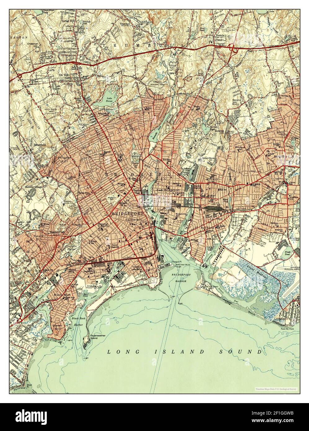 Bridgeport Ct Zip Code Map