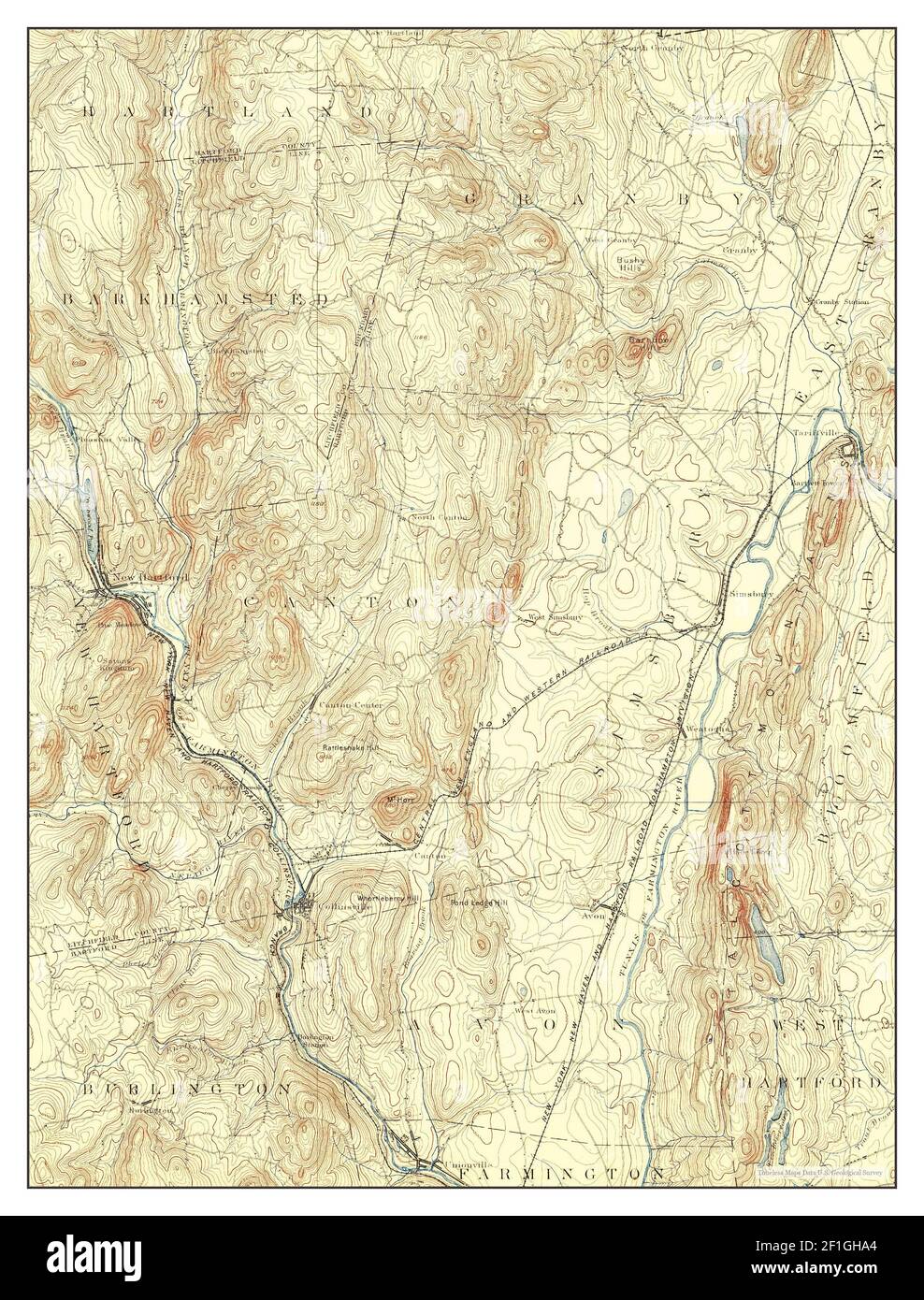 Granby map hires stock photography and images Alamy
