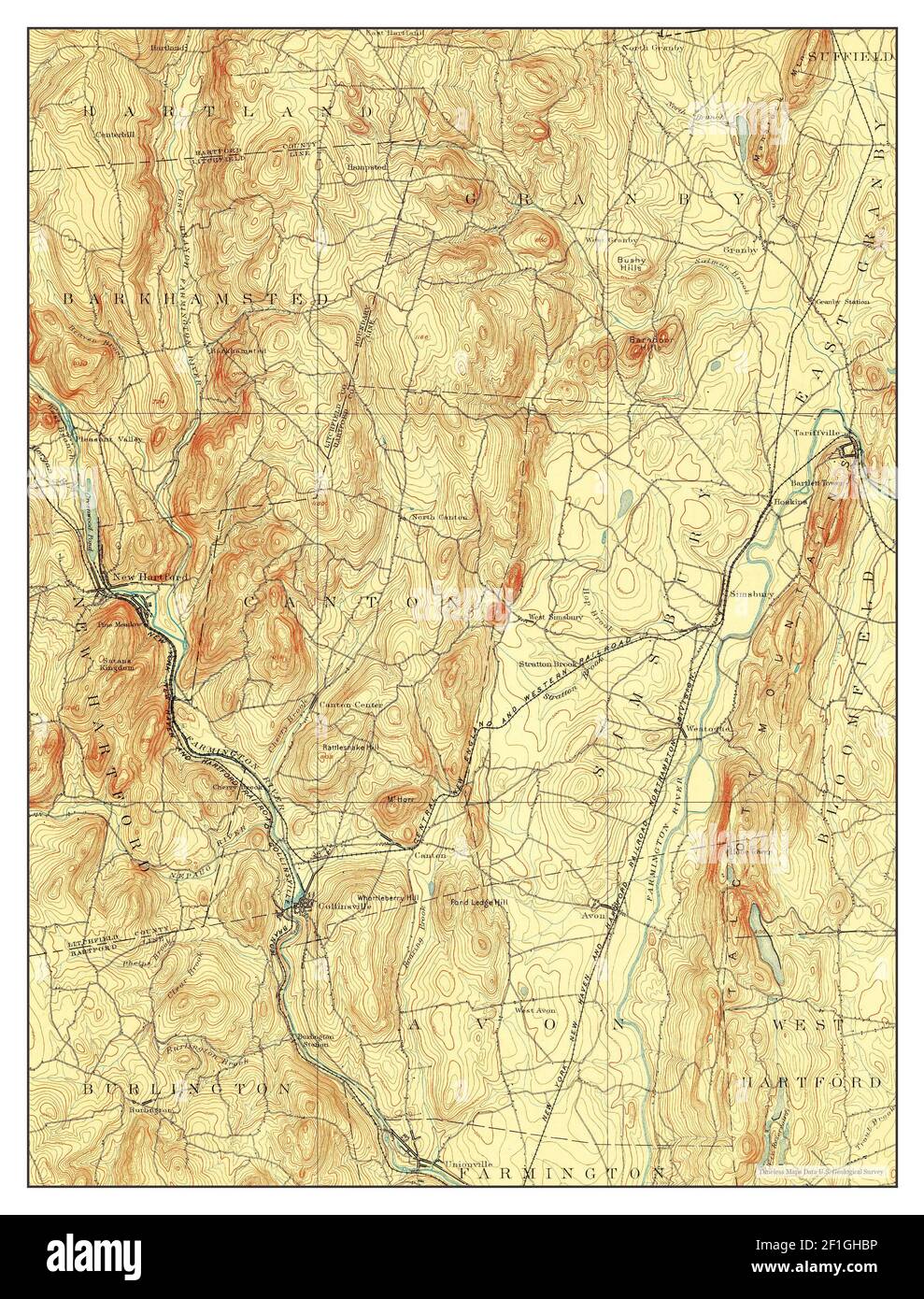 Granby map hires stock photography and images Alamy