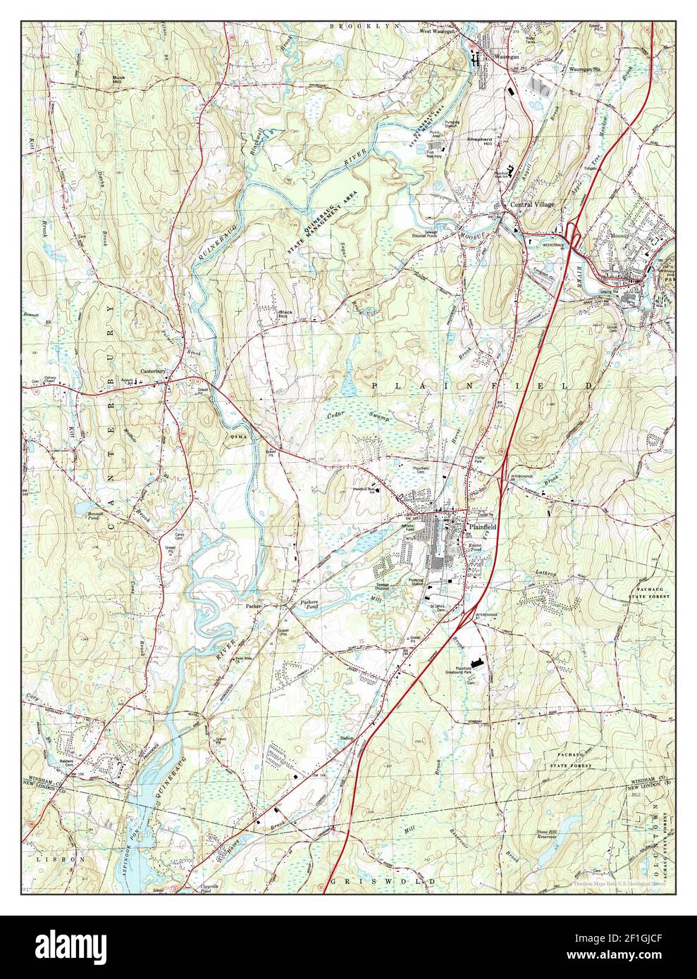 Map of plainfield hires stock photography and images Alamy